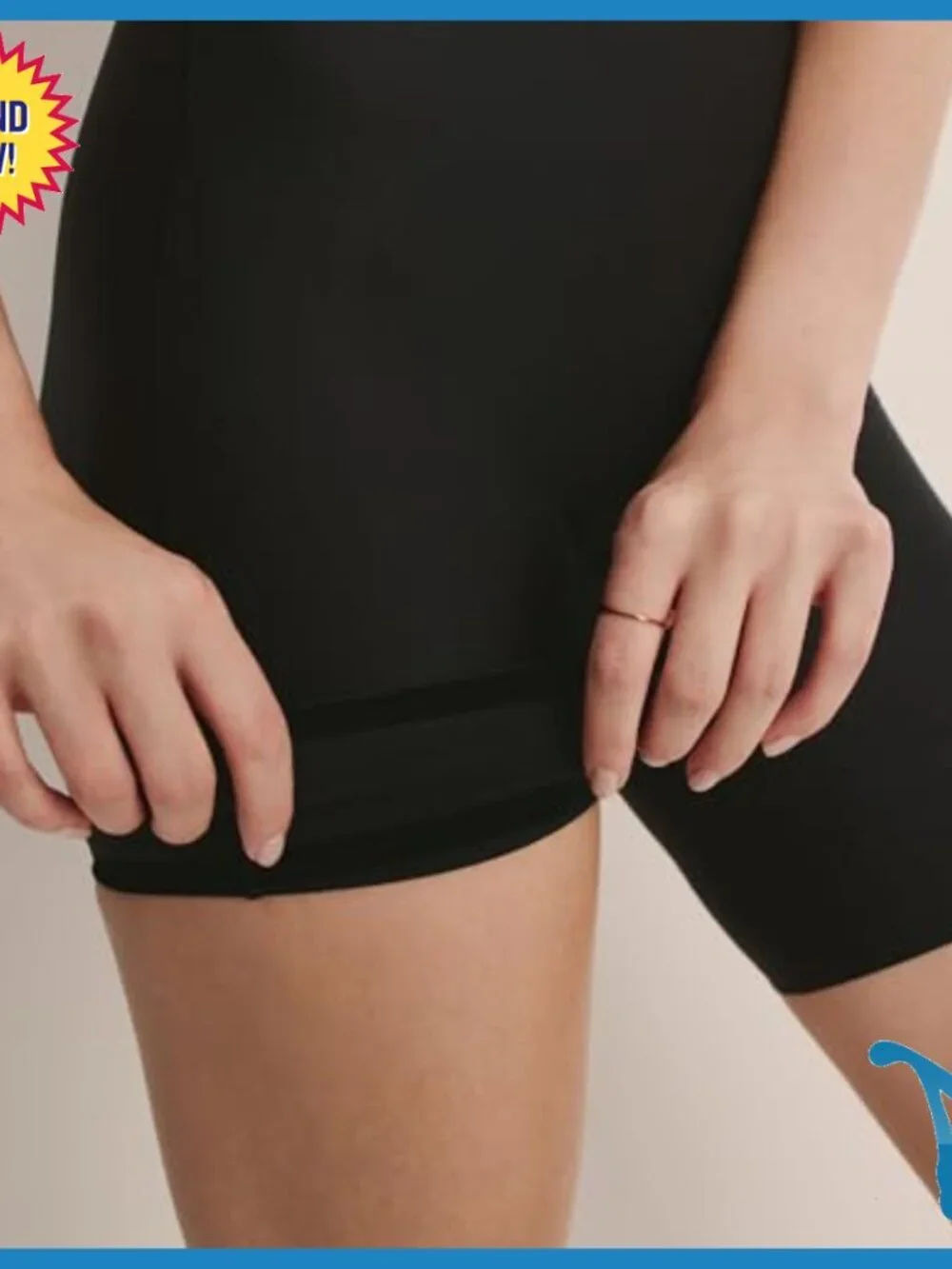 High Rise Leakproof Shapewear Shorts Large Moderate Flow Absorbs 4 Tampons